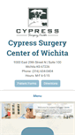 Mobile Screenshot of cypresssurgerywichita.com